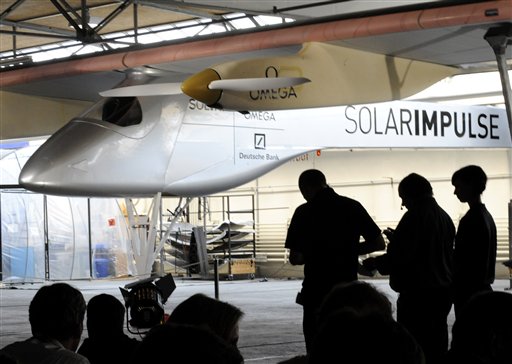 Solarimpulse - рэкордны электрасамалёт для кругасветнага пералёту Solarimpulse - рэкордны электрасамалёт для кругасветнага пералёту